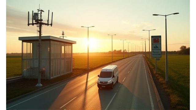 RFID-basierte Mautstation mit schneller Fahrzeugerkennung